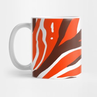 Orange splats Mug